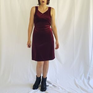 Y2K Pink Velvet Mini‎ Dress